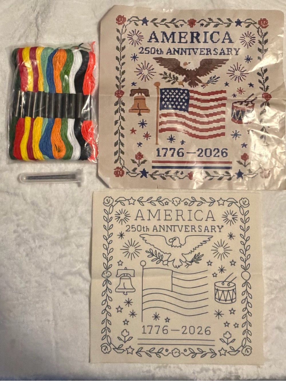 America 250th Anniversary Embroidery Kit
